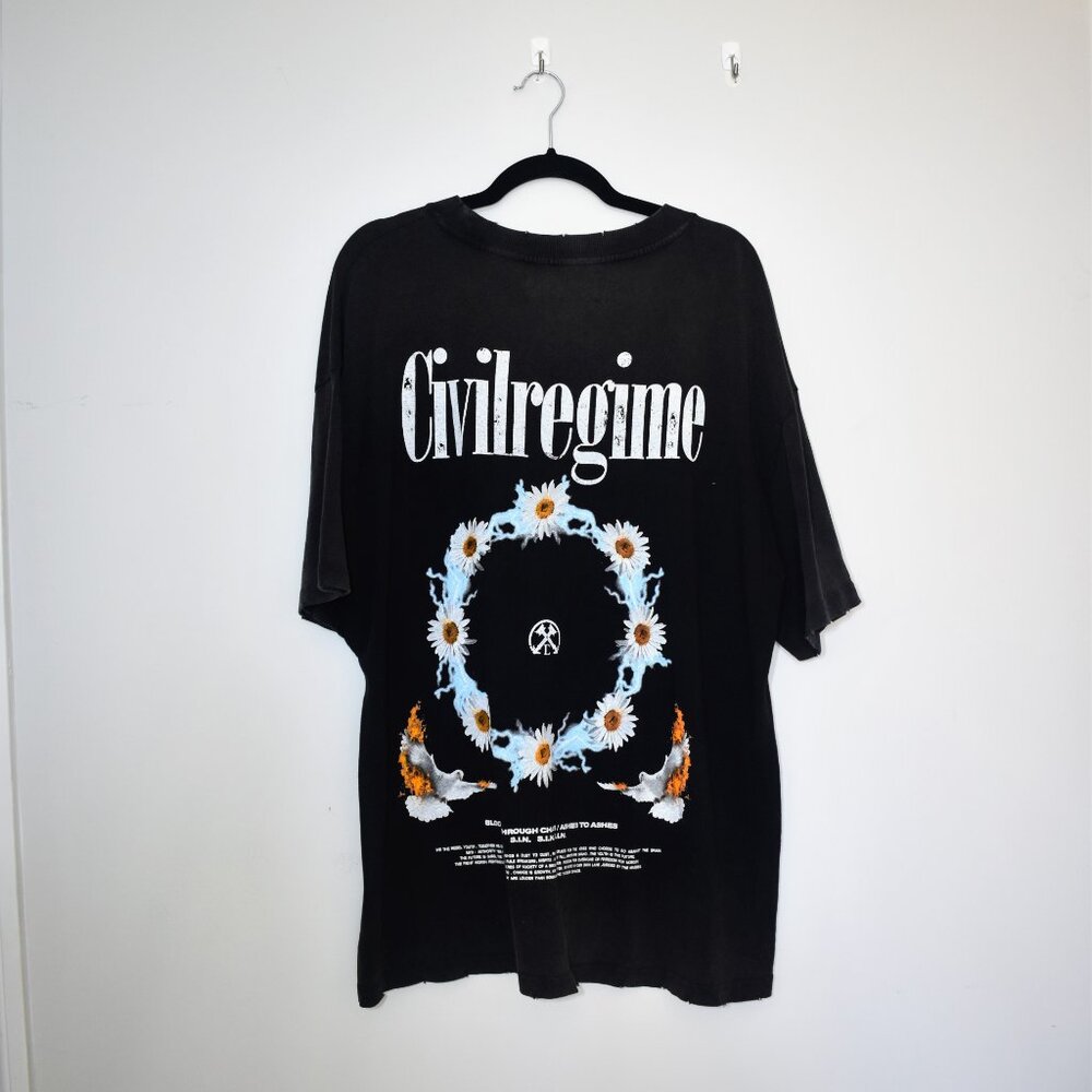 Civil Regime "Blooming Through Chaos Dove" Tee